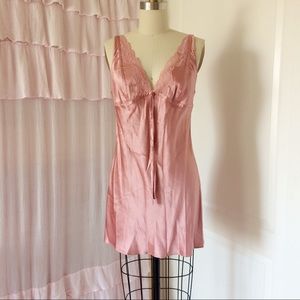 Victoria’s Secret dusty pink slip dress